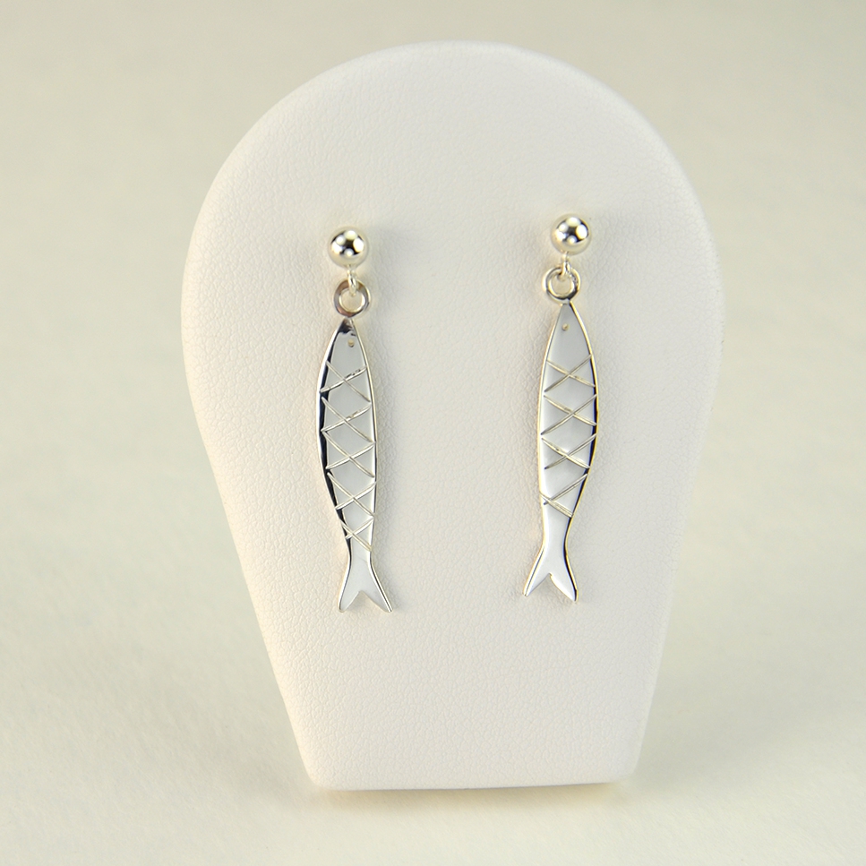 Sardines en boucles d'oreilles 