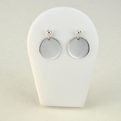 Médaillons en boucles d'oreilles 