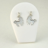 Licornes en boucles d'oreilles 