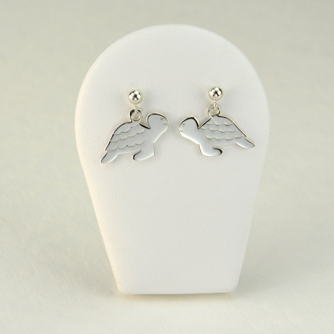 Tortue en boucles d'oreilles 