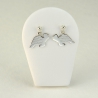 Tortue en boucles d'oreilles 