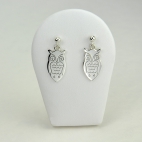 Hiboux en boucles d'oreilles 