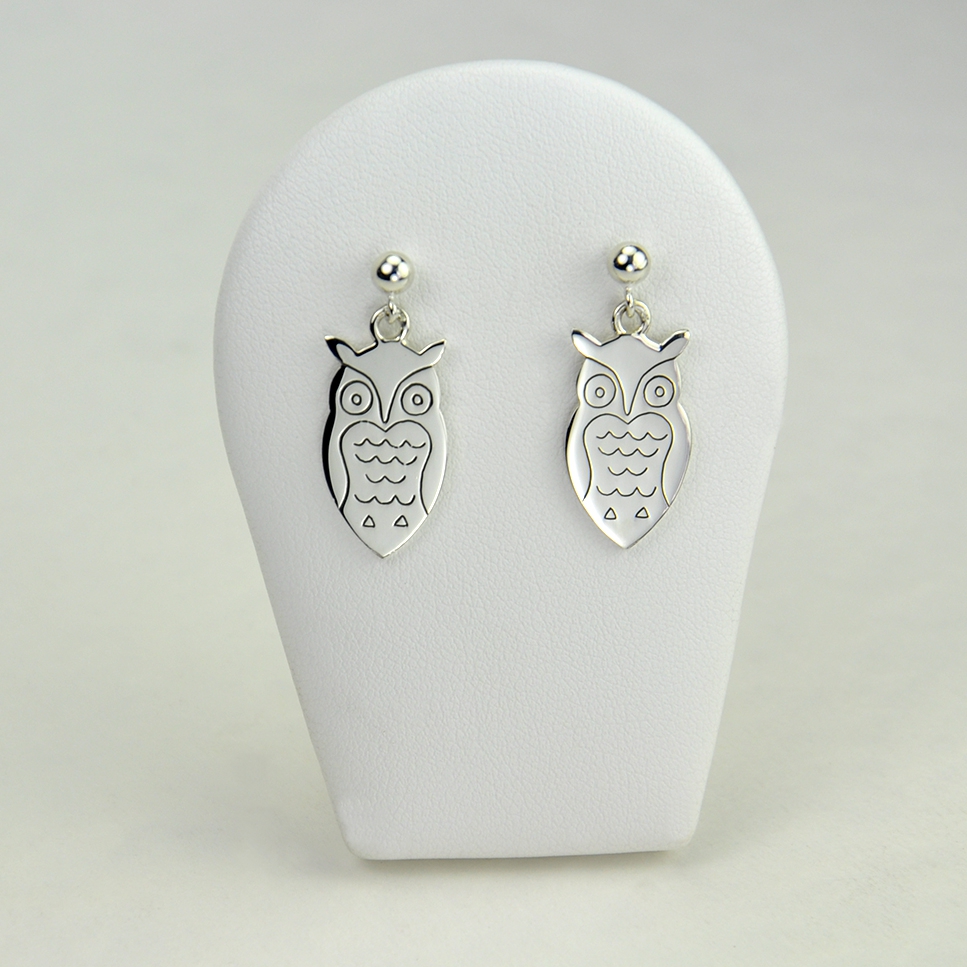Hiboux en boucles d'oreilles 