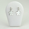 Etoile souriante en boucles d'oreilles 