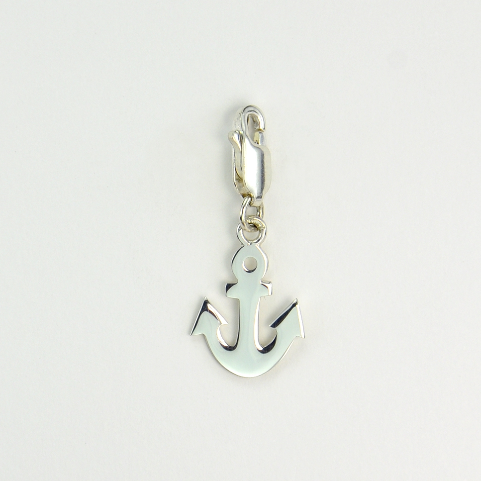Charms Ancre sur mousqueton 