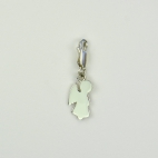 Charms Ange sur mousqueton 