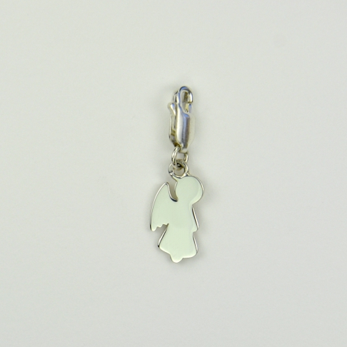 Charms Ange sur mousqueton 