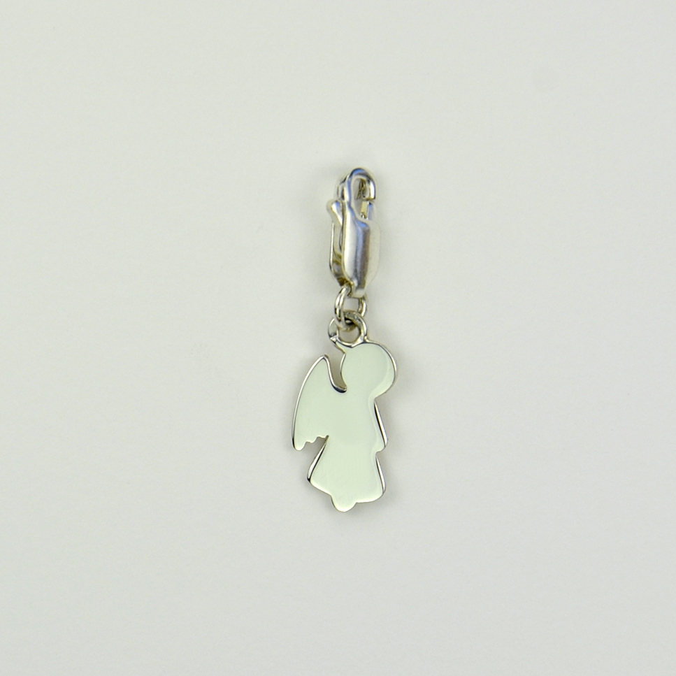 Charms Ange sur mousqueton 