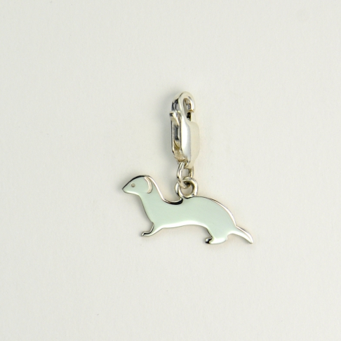 Charms Belette sur mousqueton 