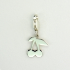Charms Cerise sur mousqueton 