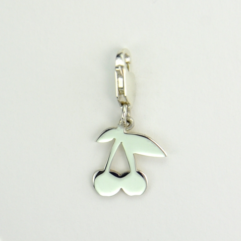 Charms Cerise sur mousqueton 