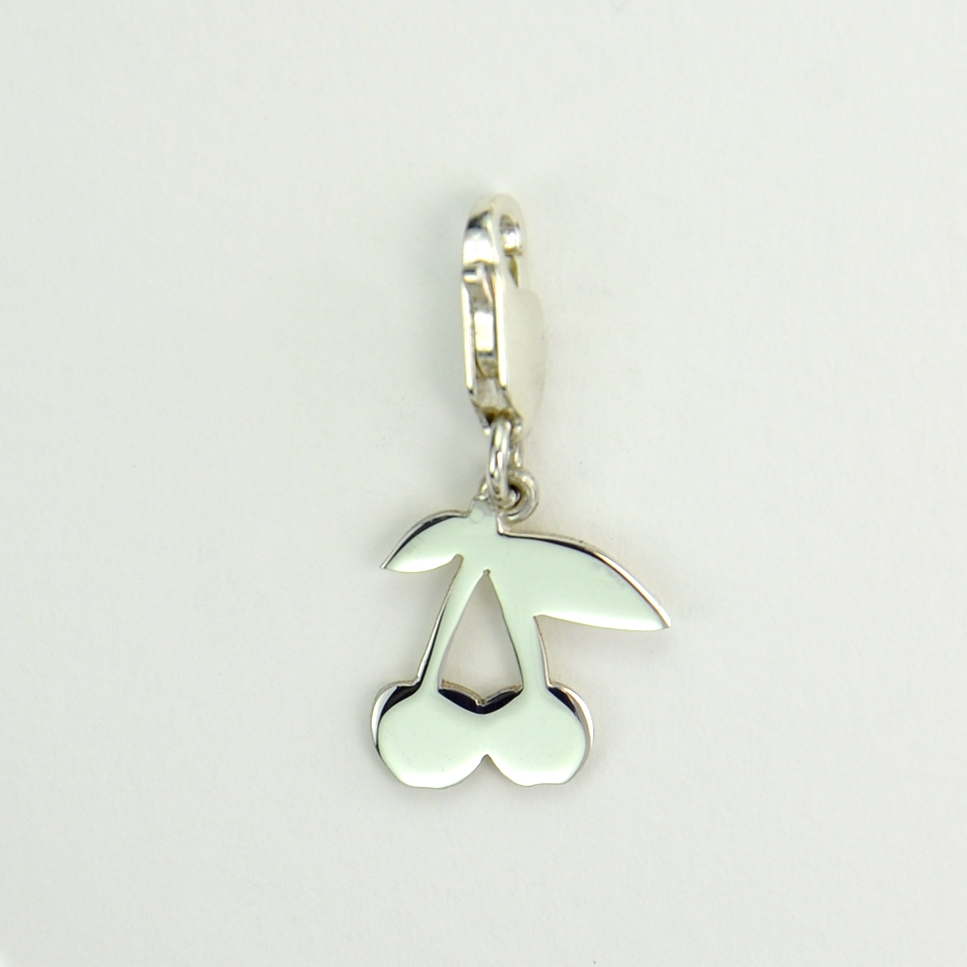 Charms Cerise sur mousqueton 