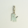 Charms Chaton sur mousqueton 