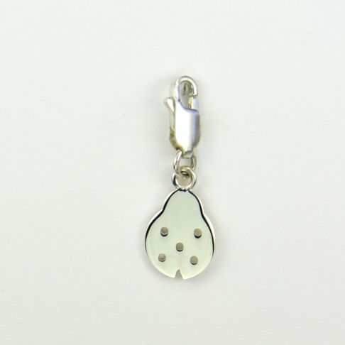 Charms Coccinelle sur mousqueton 