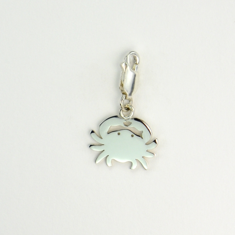Charms Crabe sur mousqueton 