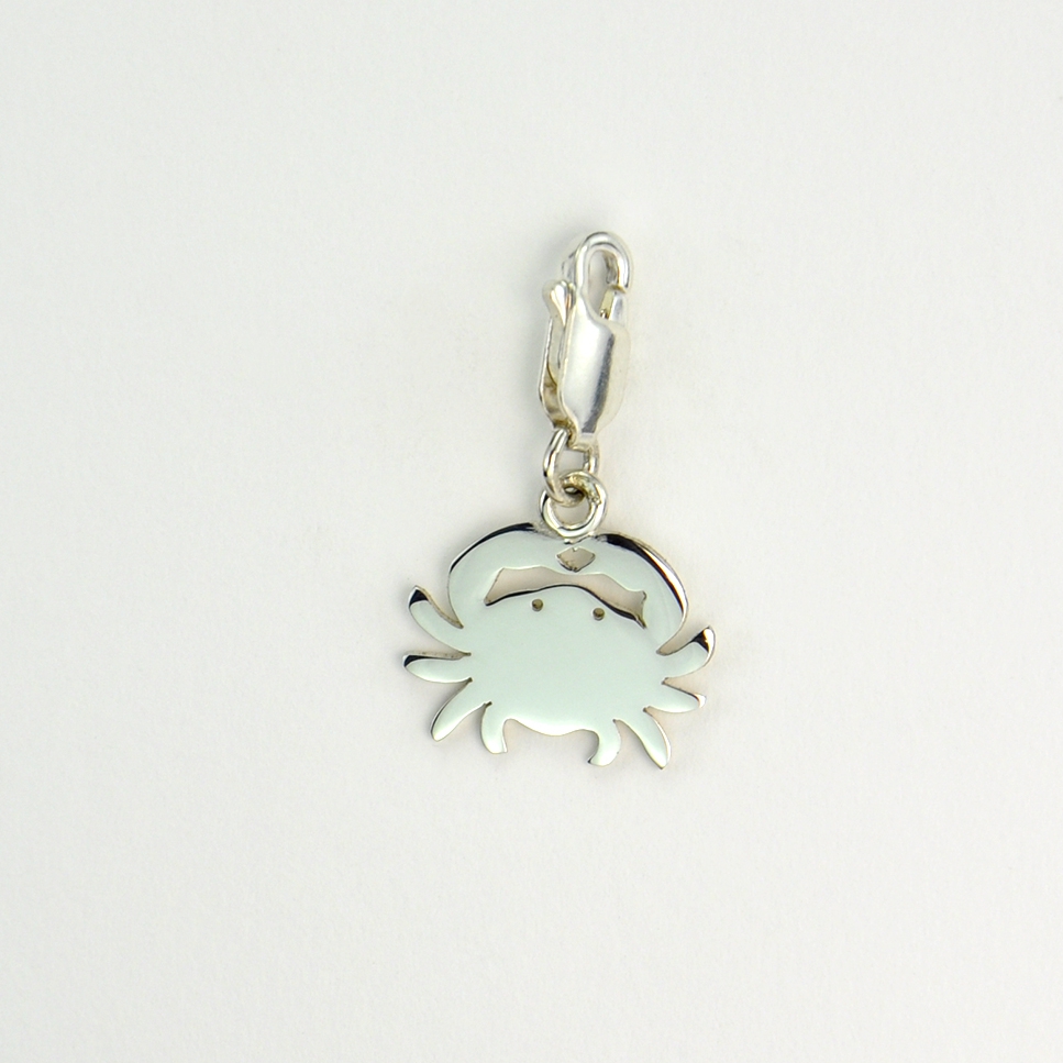 Charms Crabe sur mousqueton 