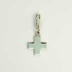 Charms Croix sur mousqueton 
