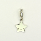Charms Etoile souriante sur mousqueton 