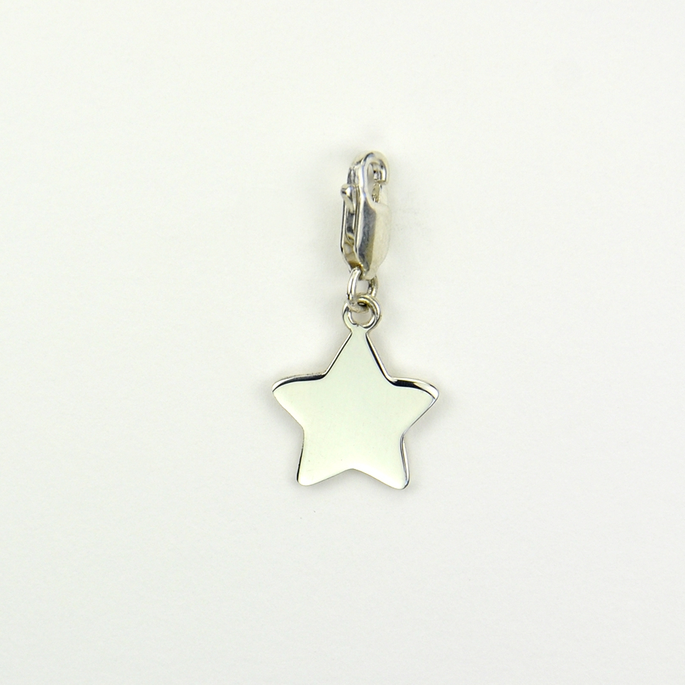 Charms Etoile sur mousqueton 