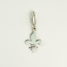 Charms Fleur de lys sur mousqueton 