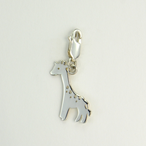 Charms Girafe sur mousqueton 