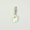 Charms Lapin sur mousqueton 