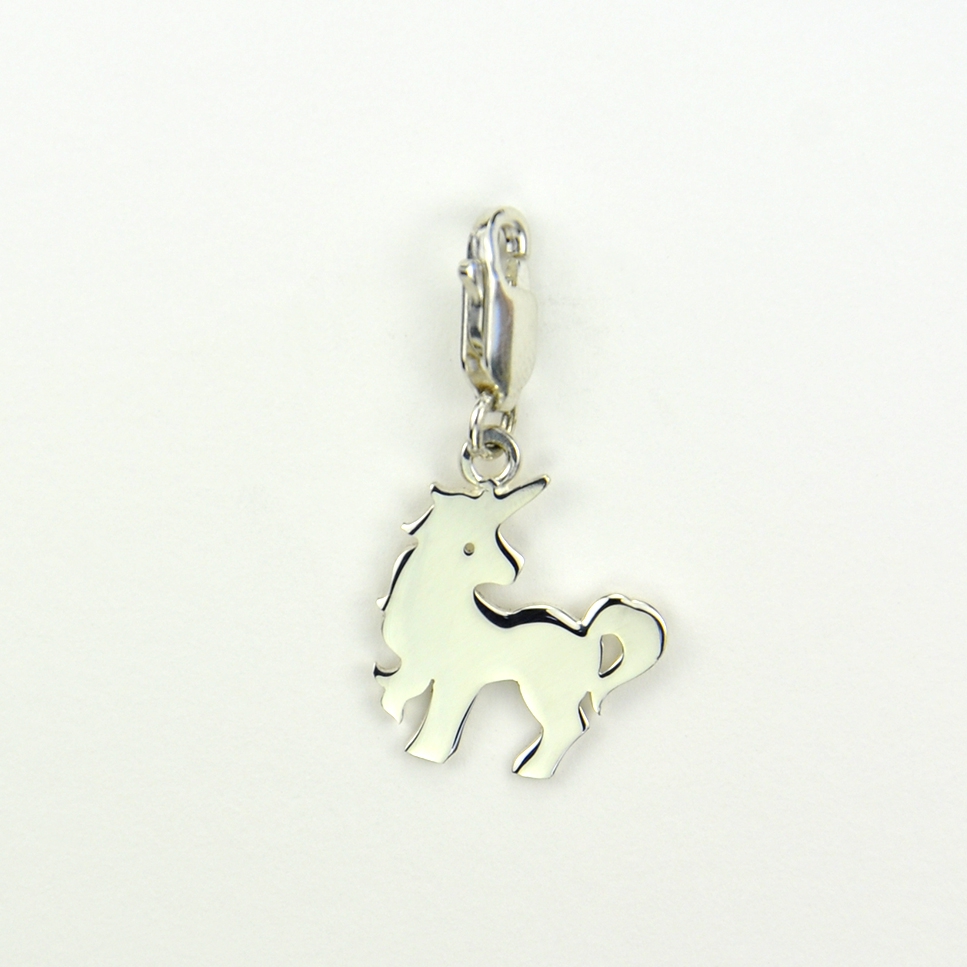 Charms Licorne sur mousqueton 