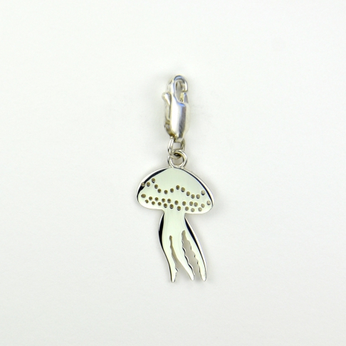 Charms Méduse sur mousqueton 