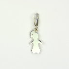 Charms Fille sur mousqueton 
