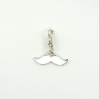 Charms Moustaches sur mousqueton 