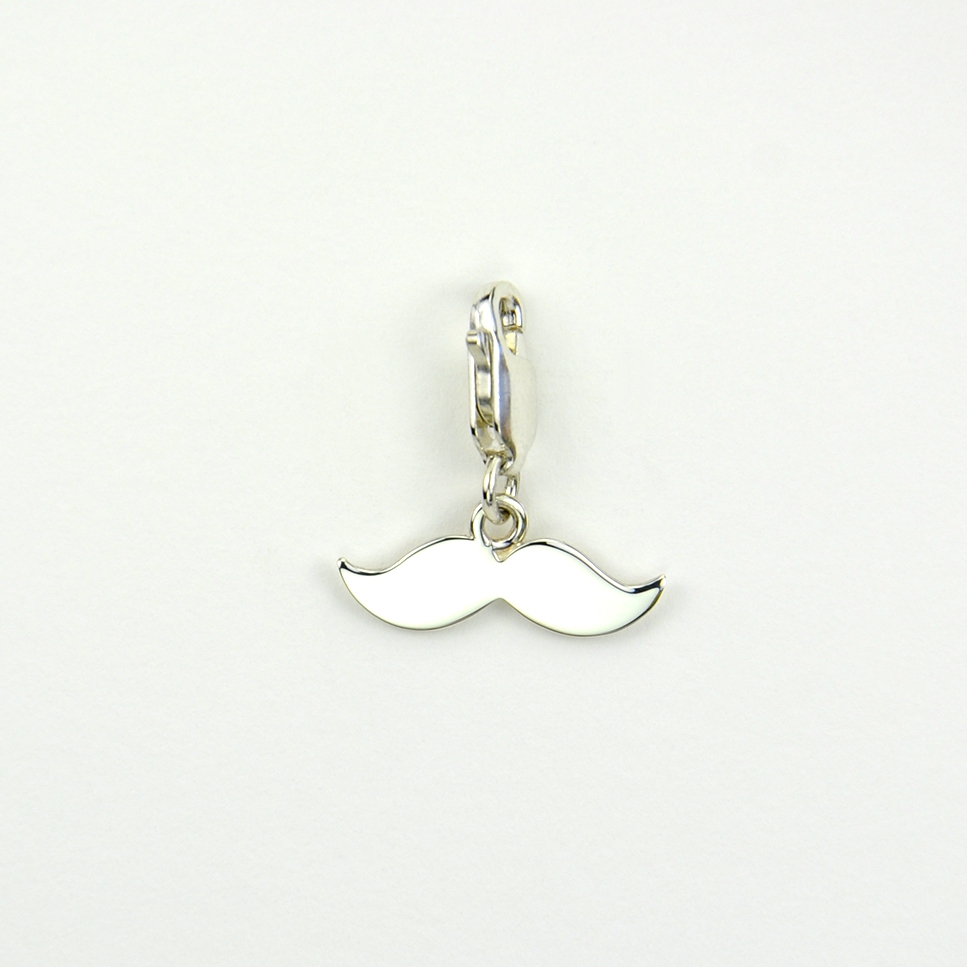Charms Moustaches sur mousqueton 