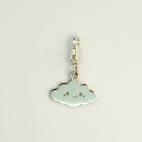 Charms Nuage souriant sur mousqueton 
