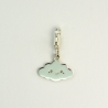 Charms Nuage souriant sur mousqueton 