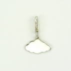 Charms Nuage sur mousqueton 