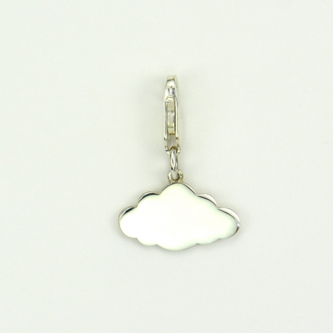 Charms Nuage sur mousqueton 