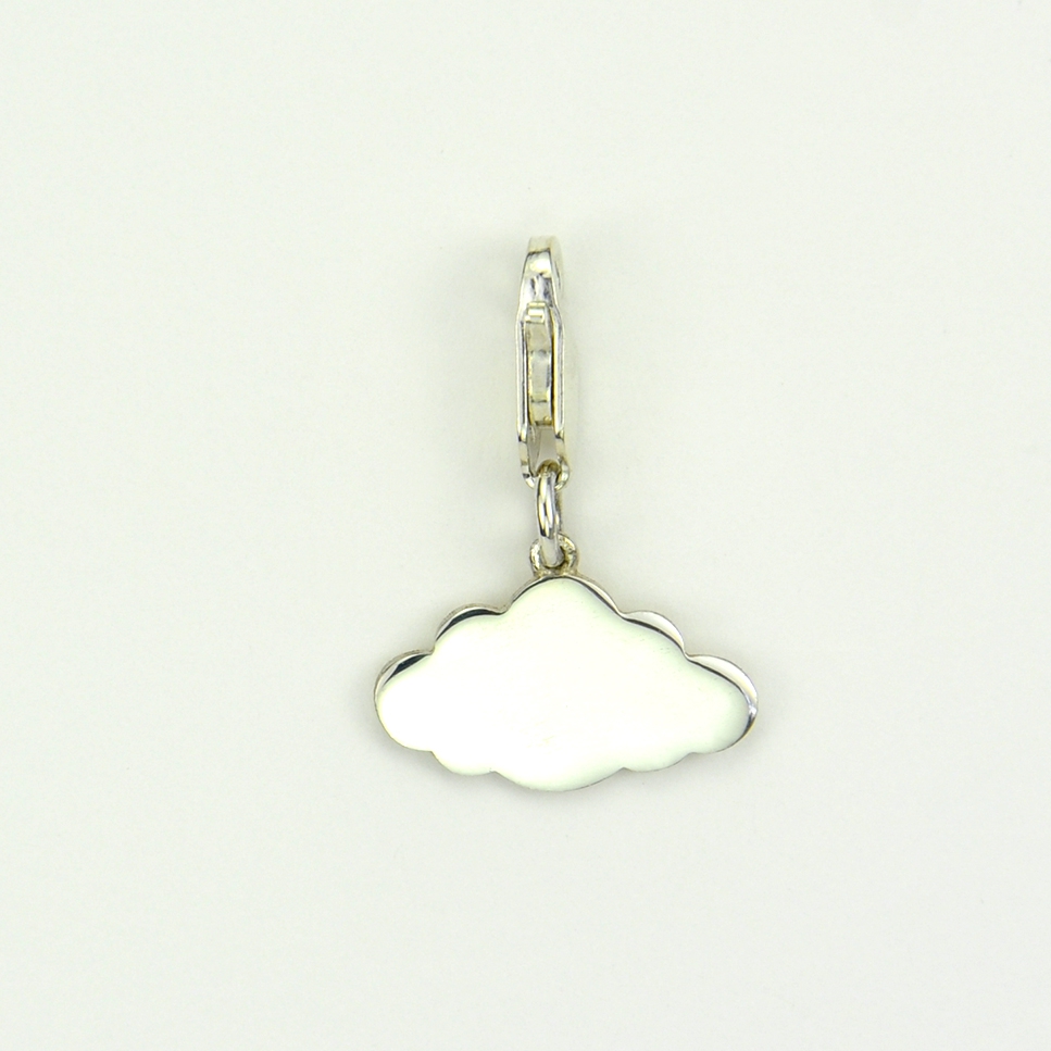 Charms Nuage sur mousqueton 
