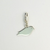 Charms Oiseau sur mousqueton 