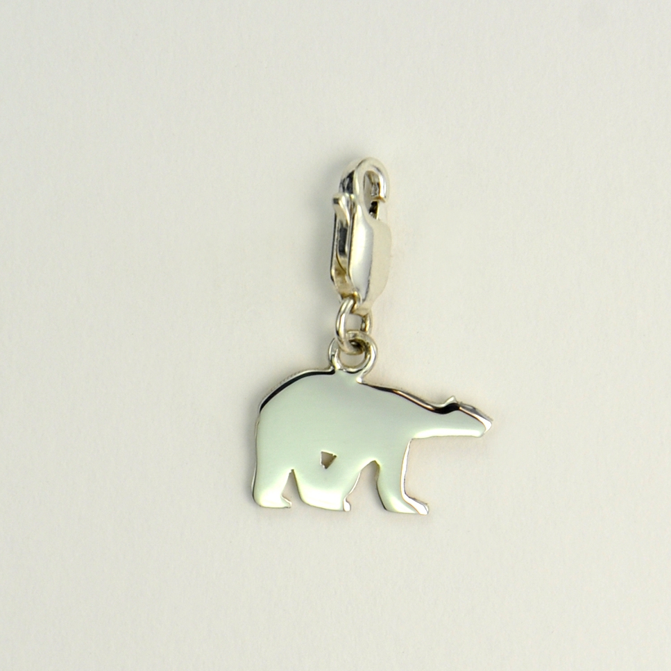 Charms Ours polaire sur mousqueton 