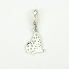 Charms Papillon sur mousqueton 
