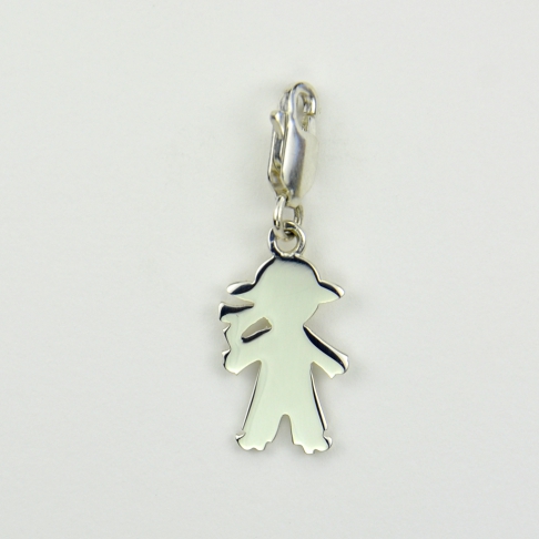 Charms Petit breton sur mousqueton 