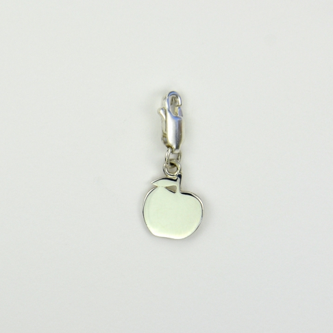 Charms Pomme sur mousqueton 