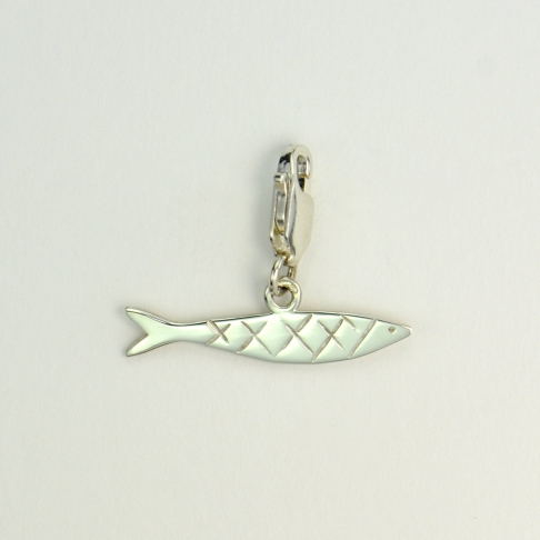Charms Sardine sur mousqueton 