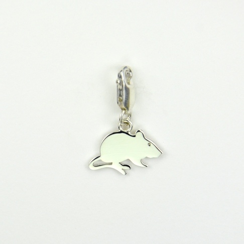 Charms Souris sur mousqueton 