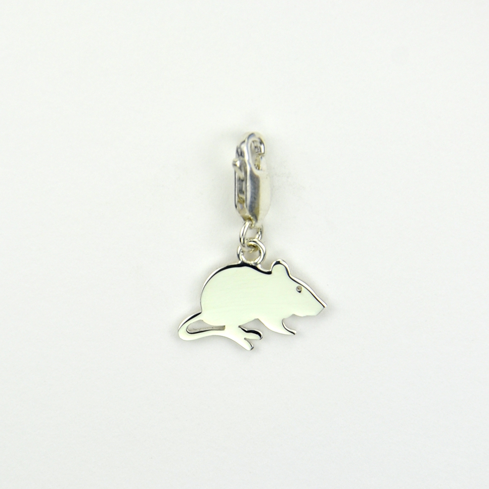 Charms Souris sur mousqueton 