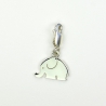 Charms Eléphant sur mousqueton 