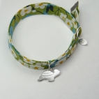 Charms Tortue sur bracelet Liberty 