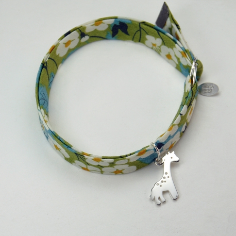 Girafe sur bracelet Liberty 