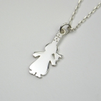 Charms Bigoudène sur chaîne argent 