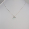 Charms Chat  sur chaîne argent 