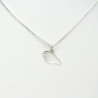 Charms Oiseau sur chaîne argent 